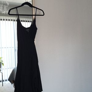 &other stories spaghetti strap wrap dress